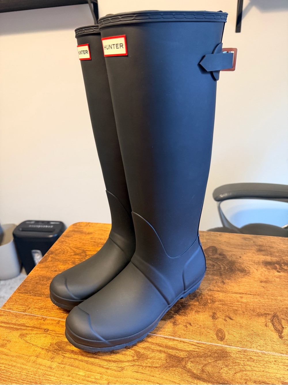 Hunter Original Tall Rain Boots - Black 8W